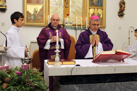 Визитация епископа, зима 2012